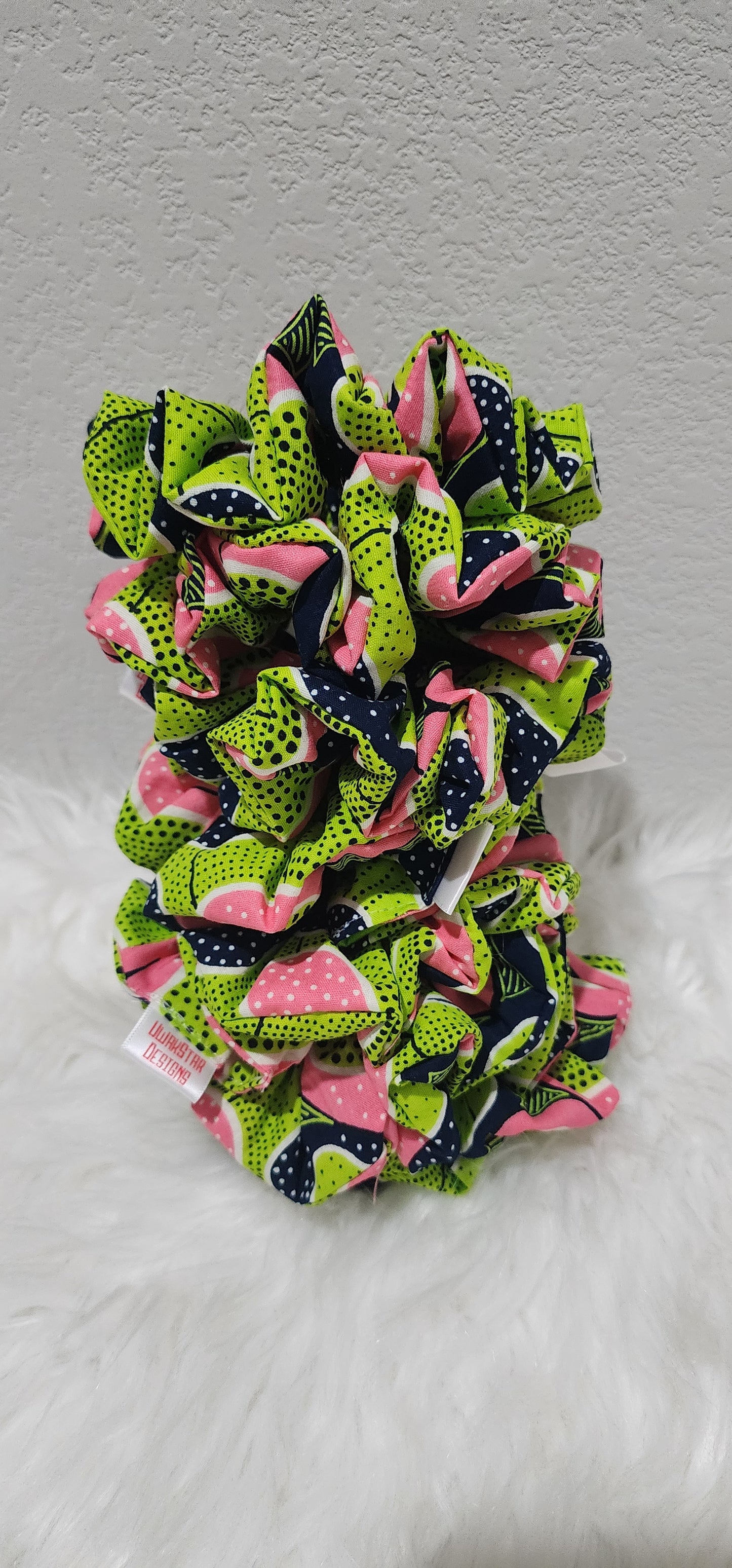 AfriBloom Ankara Scrunchie