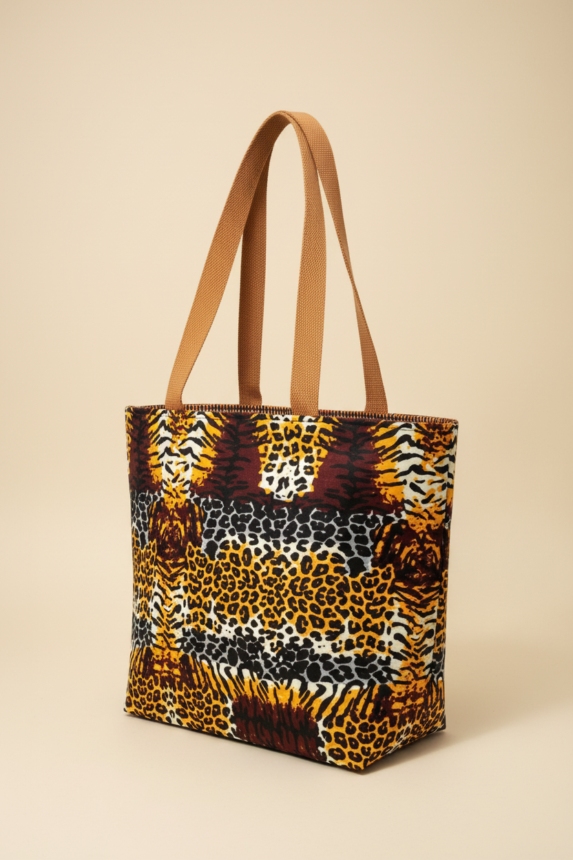 Ankara Tote - Angle