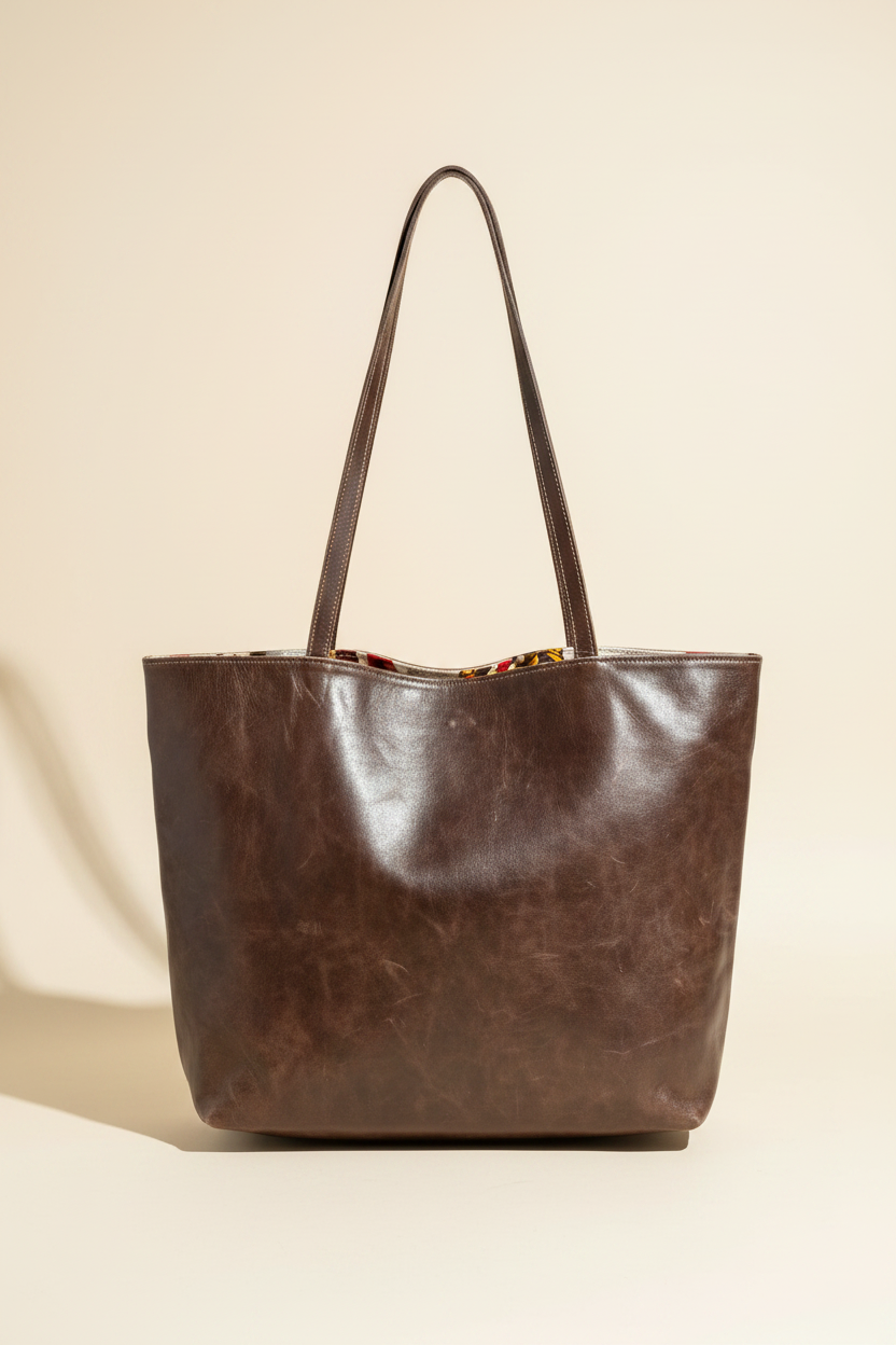 Coffee Atlas Tote - Cream Background