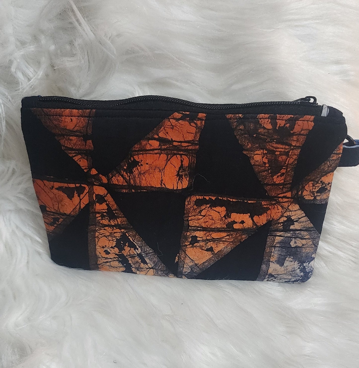 Adire Batik Glow Wristlet