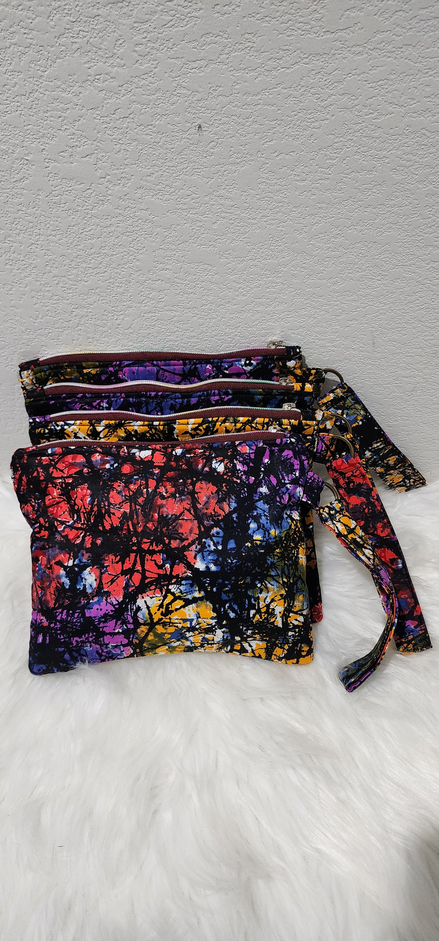 Ankara Batik Wristlet Clutch