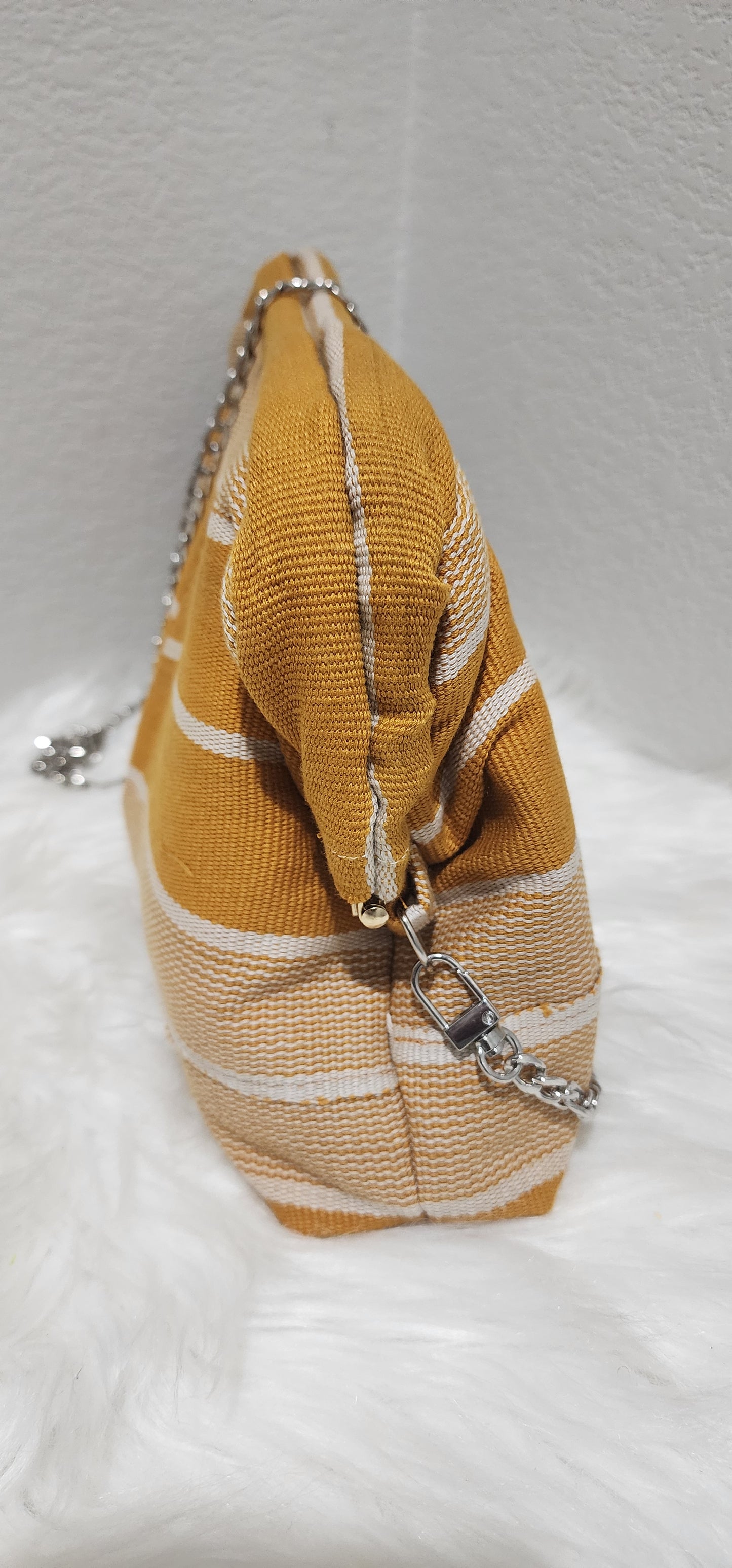 Aso-Oke Pleated Clutch – Mother’s Day Limited Edition