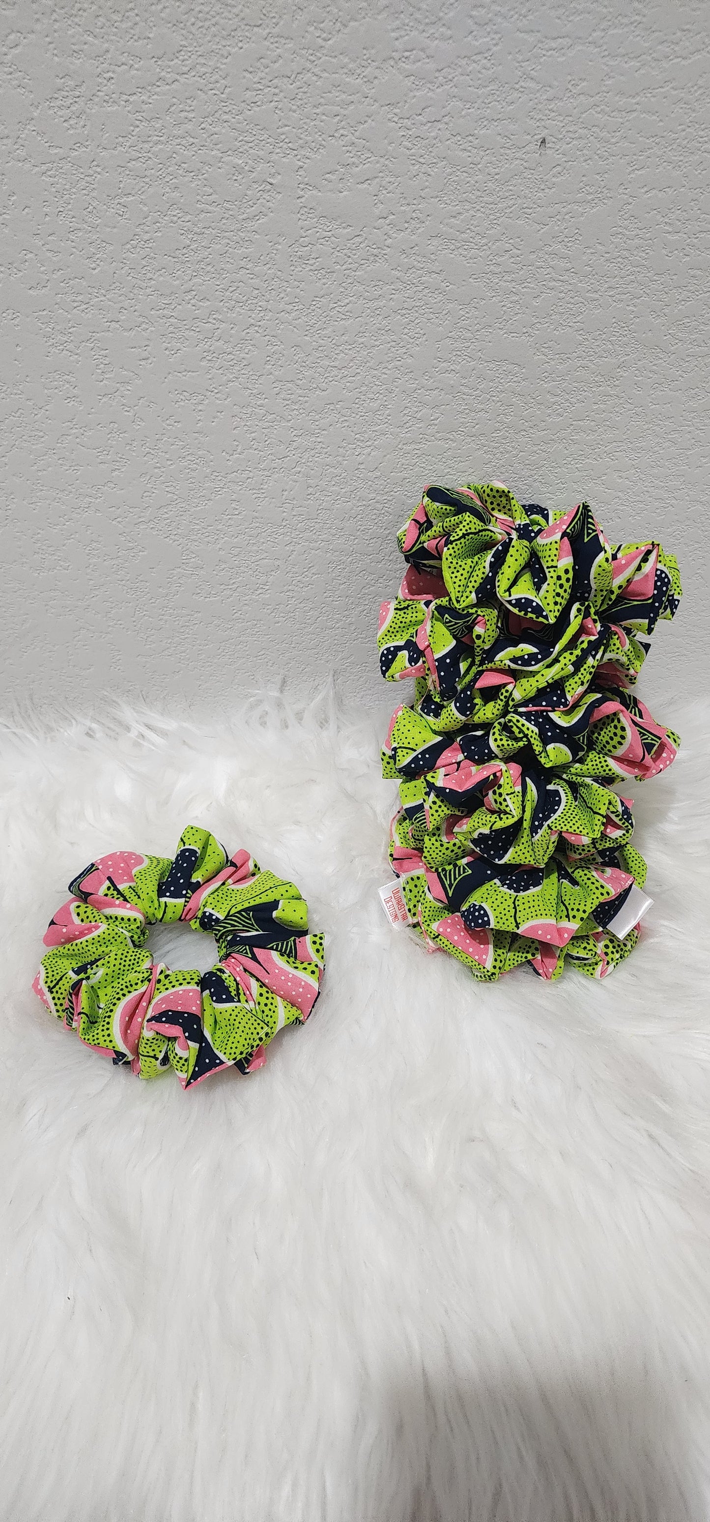 AfriBloom Ankara Scrunchie