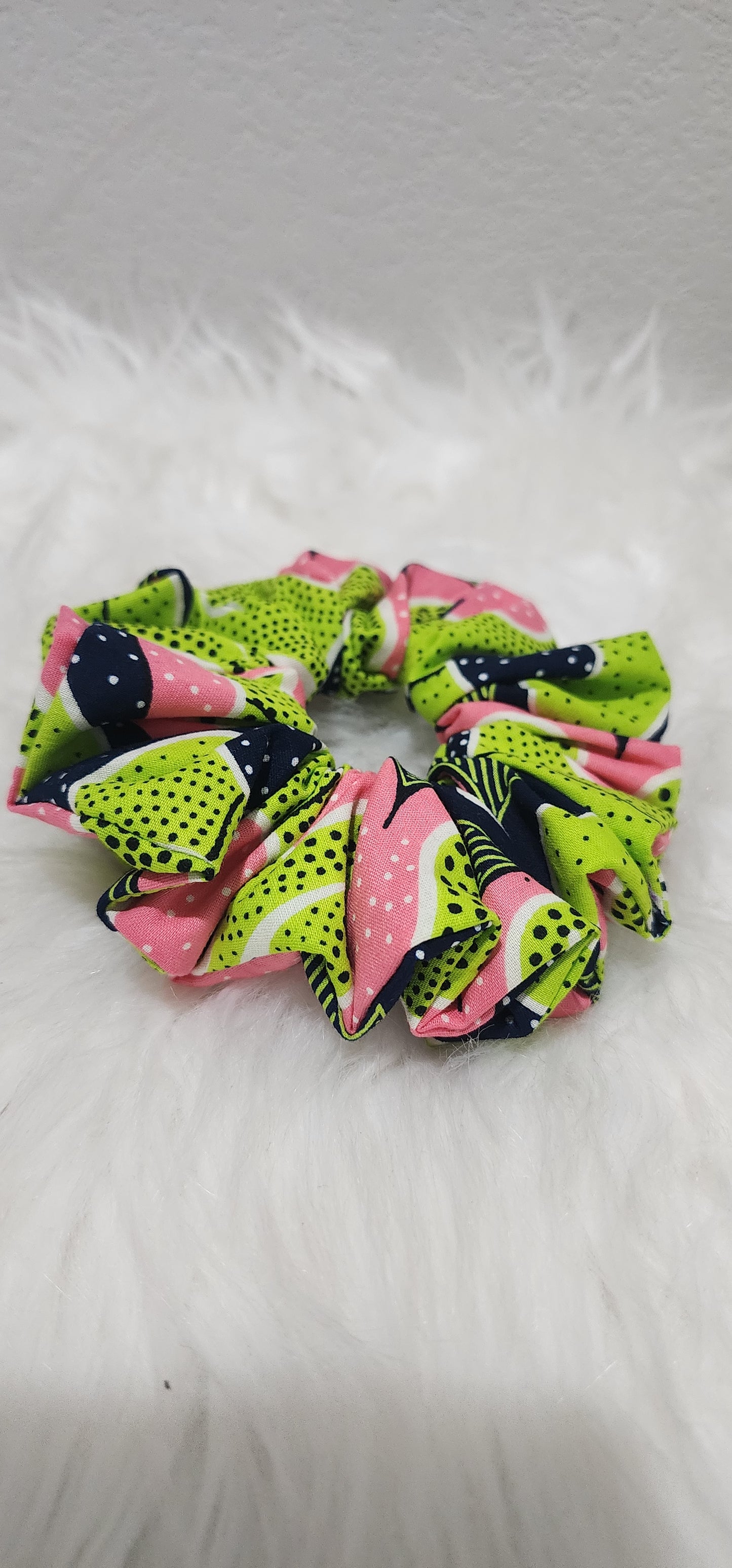 AfriBloom Ankara Scrunchie