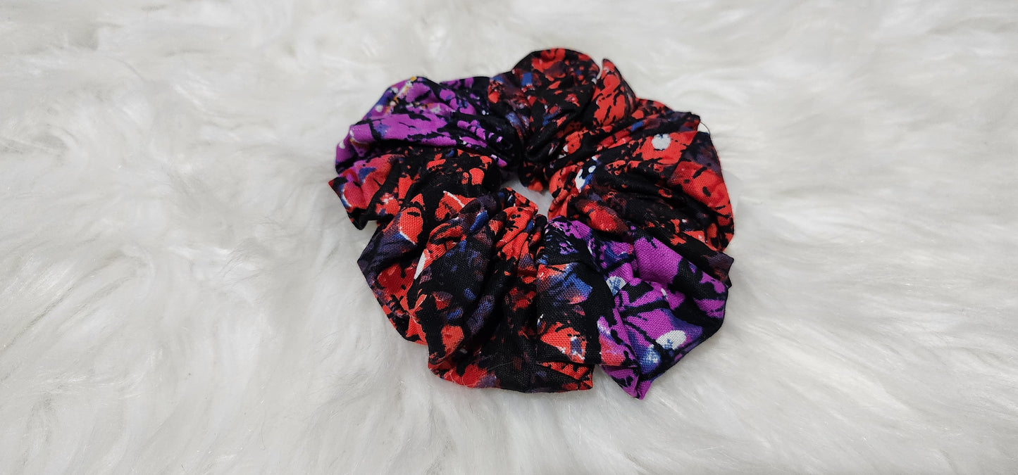 Ankara Batik Fabric Scrunchie