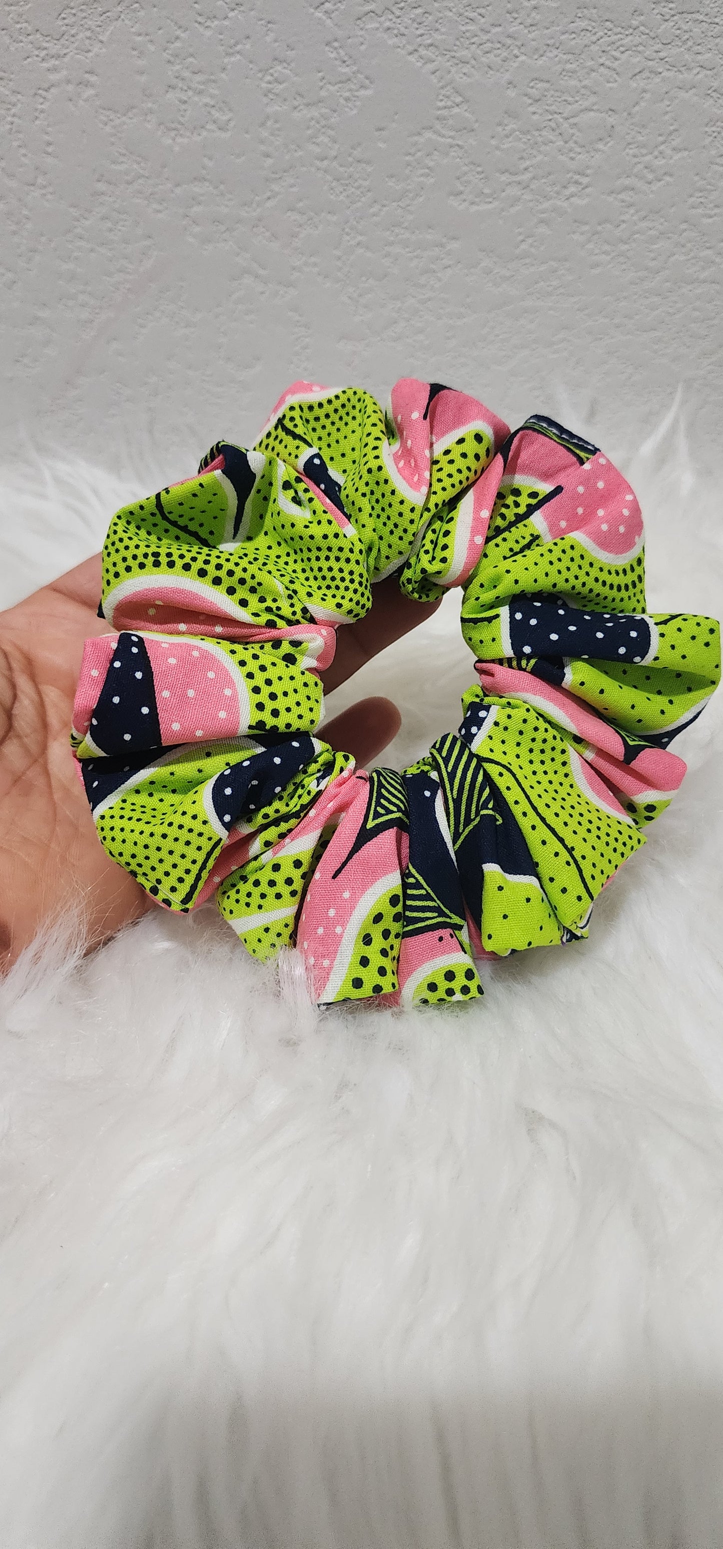AfriBloom Ankara Scrunchie