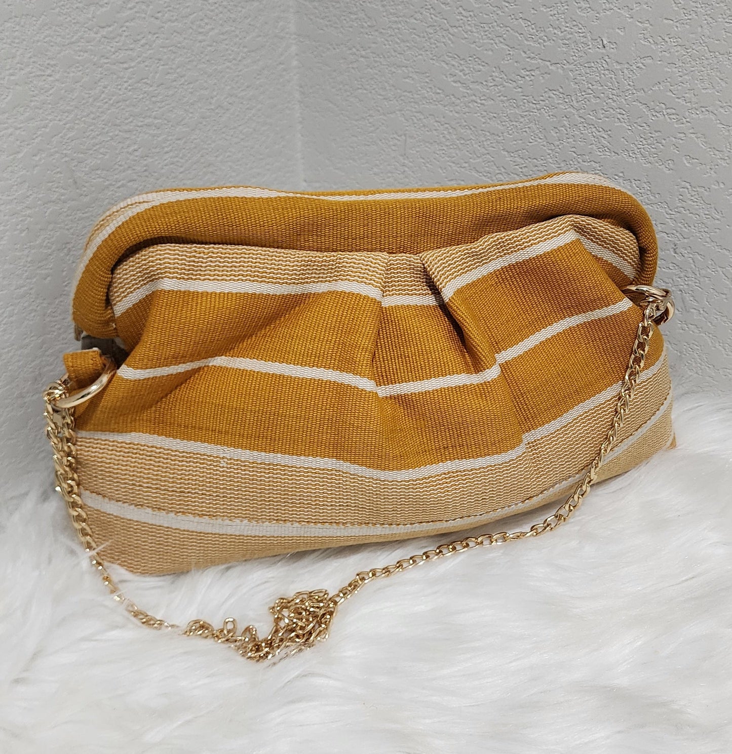 Aso-Oke Pleated Clutch – Mother’s Day Limited Edition