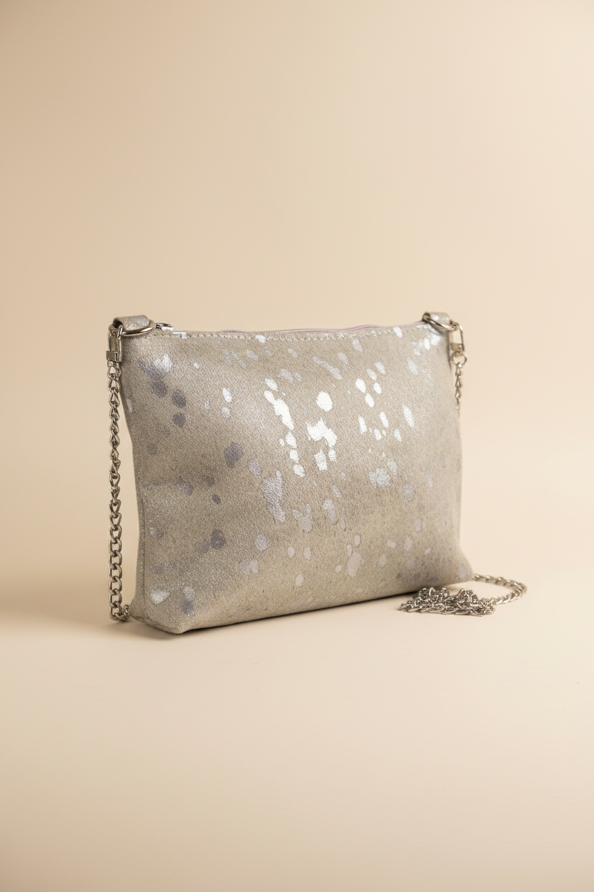 Silver Crossbody - Front Angle
